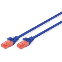 DIGITUS CAT 6 U/UTP Patch Cable - LSZH - 0.25 m - Blue — Buy in Cyprus with Fast Delivery