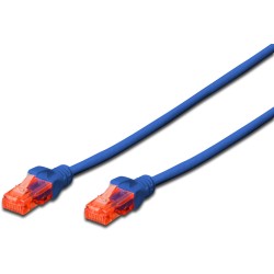 DIGITUS CAT 6 U/UTP Patch Cable - LSZH - 0.25 m - Blue — Buy in Cyprus with Fast Delivery