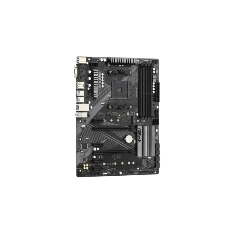 ASRock B450 PRO4 R2.0 - AM4 ATX Motherboard - B450 Chipset, Supports 128GB DDR4, Dual M.2, USB-C
