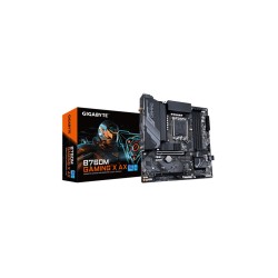 Gigabyte GA-B760M GAMING X AX - Micro-ATX LGA1700 Motherboard - B760, DDR5, Wi-Fi 6E, 2.5Gb LAN, 4x SATA, 2x M.2, Brown