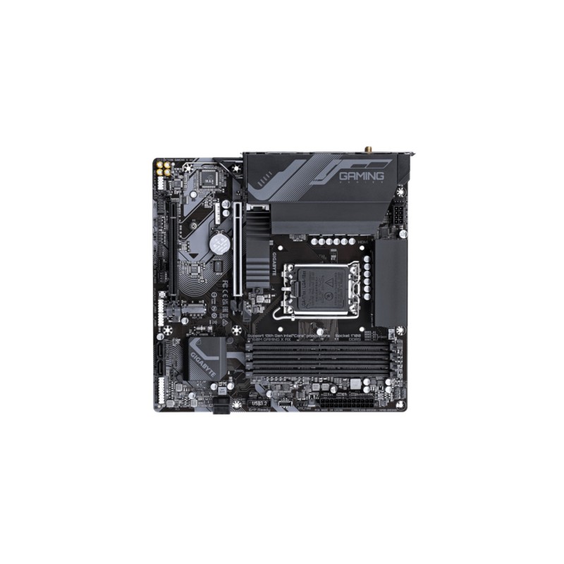 Gigabyte GA-B760M GAMING X AX - Micro-ATX LGA1700 Motherboard - B760, DDR5, Wi-Fi 6E, 2.5Gb LAN, 4x SATA, 2x M.2, Brown