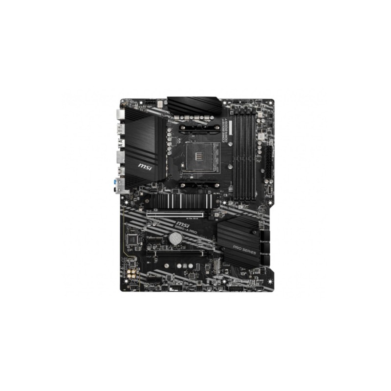 MSI B550-A PRO - AM4 ATX Motherboard - B550 Chipset, DDR4 4x DIMM (up to 128GB), PCIe 4.0, Black