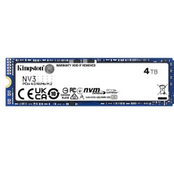 Kingston NV3 SSD - SNV3S/4000G - 4TB M.2 NVMe PCIe Gen4 x4 (High-Speed, Low-Power) — Buy in Cyprus with Fast Delivery