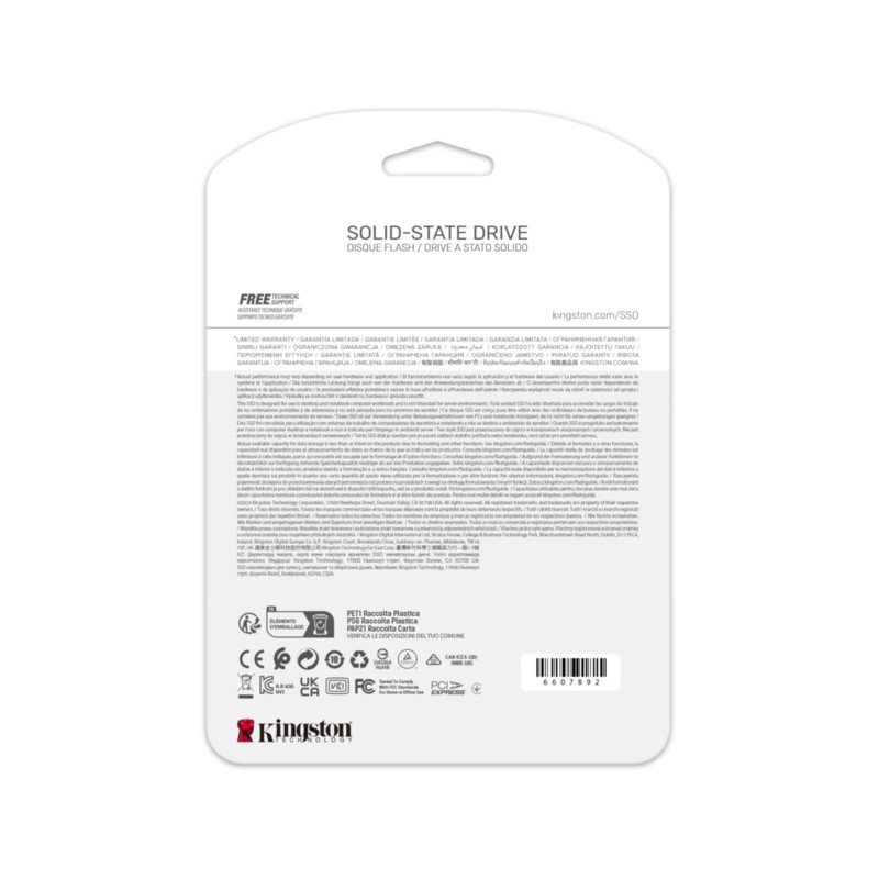 Kingston NV3 SSD - SNV3S/4000G - 4TB M.2 NVMe PCIe Gen4 x4 (High-Speed, Low-Power) — Buy in Cyprus with Fast Delivery