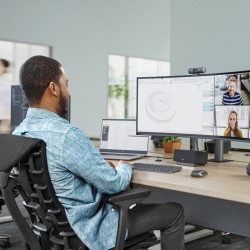 Logitech Brio 505 - 960-001459 - Black Full HD 1080p 60fps, 4MP, Autofocus, Privacy Shutter, USB-C