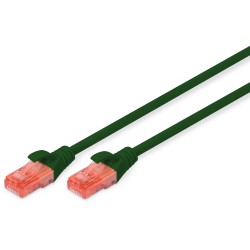 DIGITUS Patchkabel Cat6 U UTP 0.5m Green LSZH - (Green, 0.5 m, Cat6, U/UTP, LSZH) — Buy in Cyprus with Fast Delivery