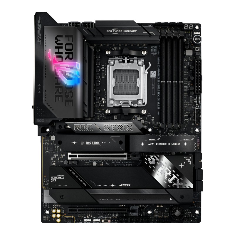 ASUS ROG Strix X870E-E Gaming WiFi - AM5, X870E, DDR5, 192GB Max, ATX, Wi‑Fi 7, PCIe 5.0 (Black)
