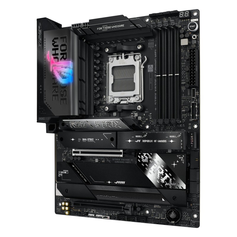 ASUS ROG Strix X870E-E Gaming WiFi - AM5, X870E, DDR5, 192GB Max, ATX, Wi‑Fi 7, PCIe 5.0 (Black)