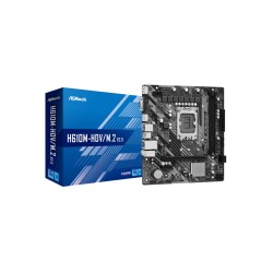 ASRock H610M-HDV M.2 R2.0 - LGA1700 micro-ATX Motherboard - Intel H610, DDR4, 64GB Max, HDMI 2.1
