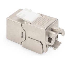 Digitus Keystone CAT6A RJ45 Jack - AWG 22-26 - 360° Tool-Free Mounting - Silver - 24-Pack — Buy in Cyprus with Fast Delivery