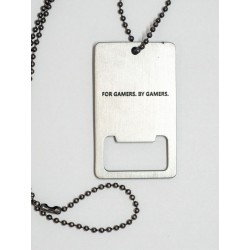 Razer Bottle Opener - Stainless Steel Dog Tag with Chain - Gamer Gift — Buy in Cyprus with Fast Delivery