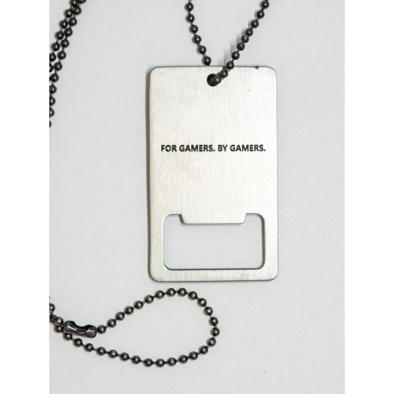 Razer Bottle Opener - Stainless Steel Dog Tag with Chain - Gamer Gift — Buy in Cyprus with Fast Delivery