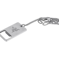 Razer Bottle Opener - Stainless Steel Dog Tag with Chain - Gamer Gift — Buy in Cyprus with Fast Delivery