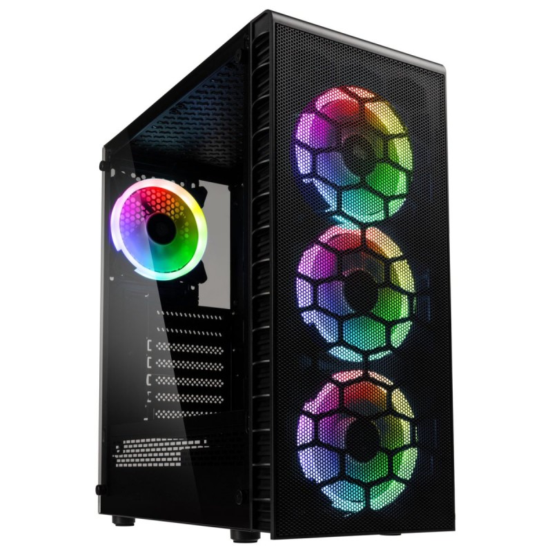 Kolink Observatory Lite Mesh RGB Mid-Tower - Tempered Glass - Black — Buy in Cyprus with Fast Delivery
