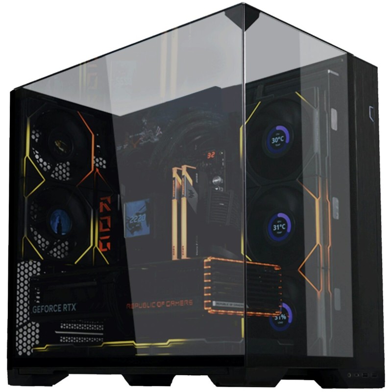 LIAN LI O11 Vision Compact Black - E-ATX under 280mm ATX 360AIO Tower PC Case — Buy in Cyprus with Fast Delivery