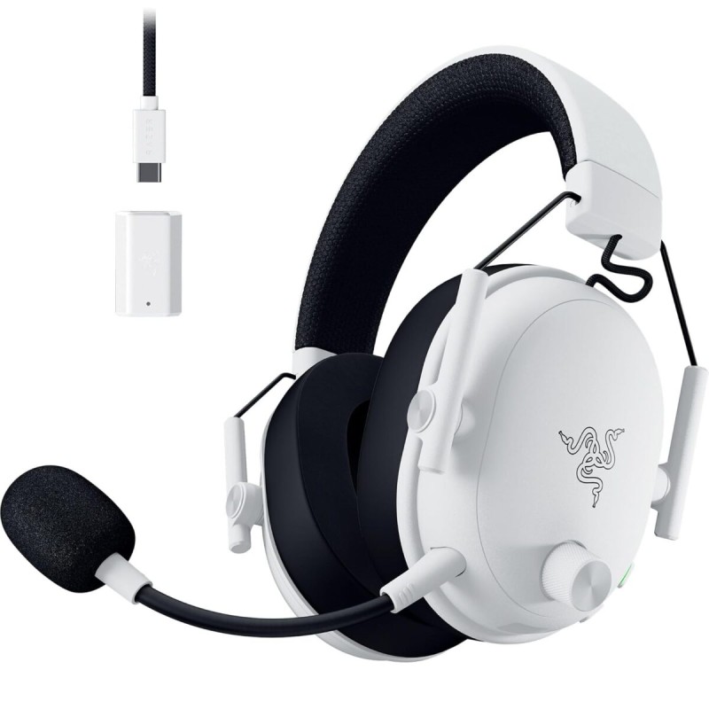 Razer BLACKSHARK V3 White - V3 - Wireless Gaming Headset (White, 2.4 GHz USB) — Buy in Cyprus with Fast Delivery
