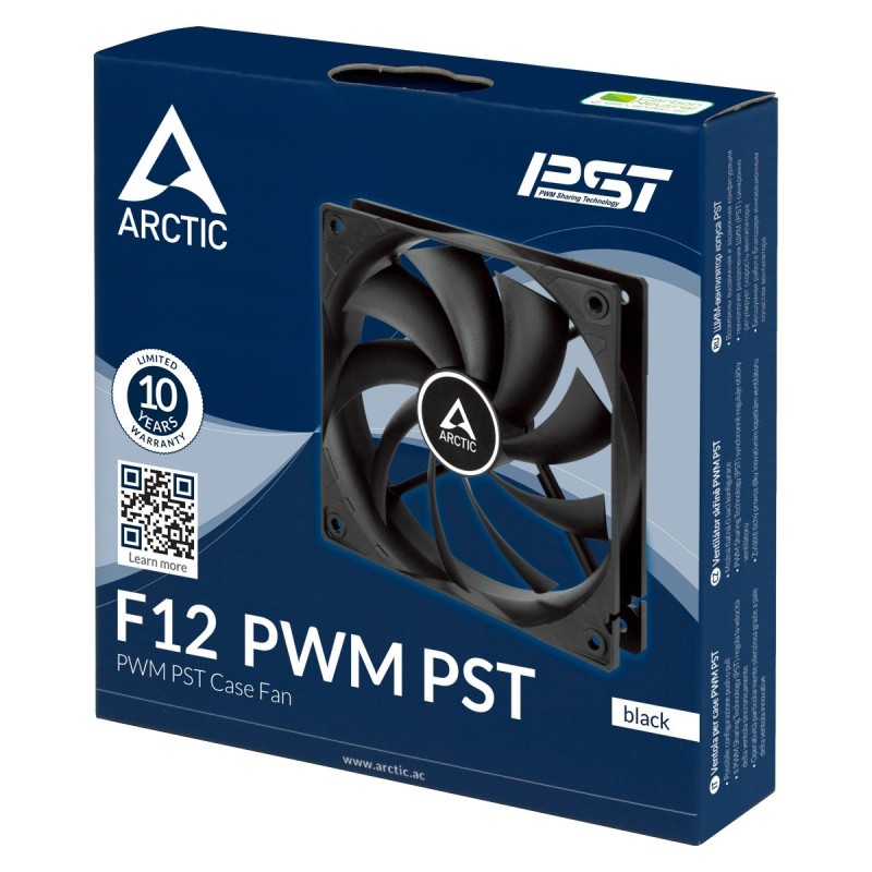 Arctic F12 PWM PST Case Fan - F12 PWM PST - 120 mm, PWM control, PST cable — Buy in Cyprus with Fast Delivery