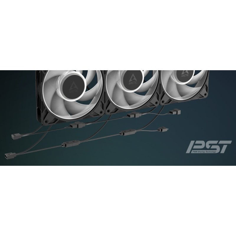 Arctic P12 Pro A-RGB - P12 Pro - 3x120mm PWM ARGB Case Fans, 3000 RPM — Buy in Cyprus with Fast Delivery