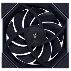Lian Li UNI FAN TL Wireless 140mm Black Case Fan - 4-Pin PWM, ARGB, Wireless, No Controller Included