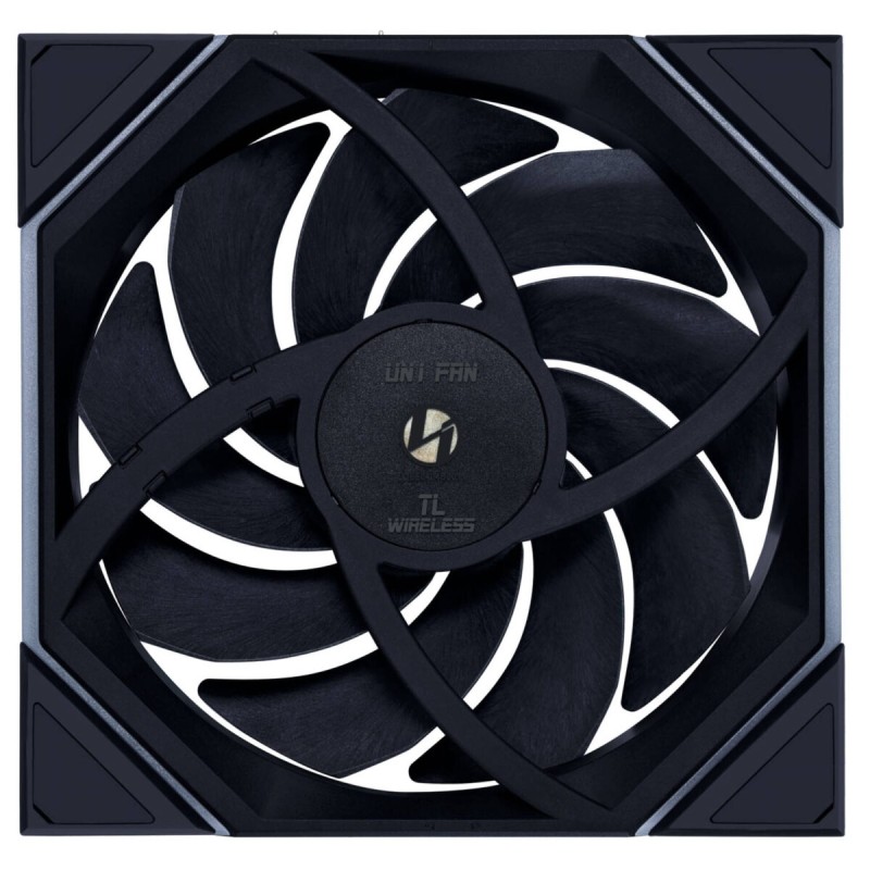Lian Li UNI FAN TL Wireless 140mm Black Case Fan - 4-Pin PWM, ARGB, Wireless, No Controller Included