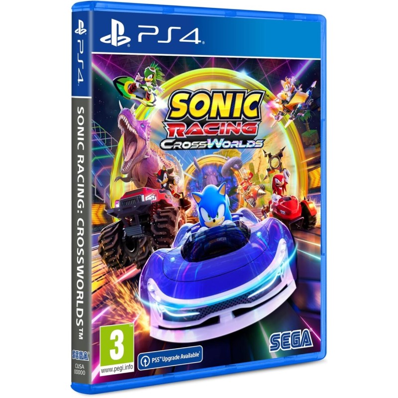 Sonic Racing: CrossWorlds - PS4 Disc Game - Multi-Dimensional Racing Adventure — Buy in Cyprus with Fast Delivery