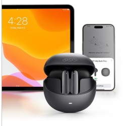 QCY AilyBuds Pro - Black - ANC, TWS, LDAC, 6 mic, A.I. Noise Cancel — Buy in Cyprus with Fast Delivery