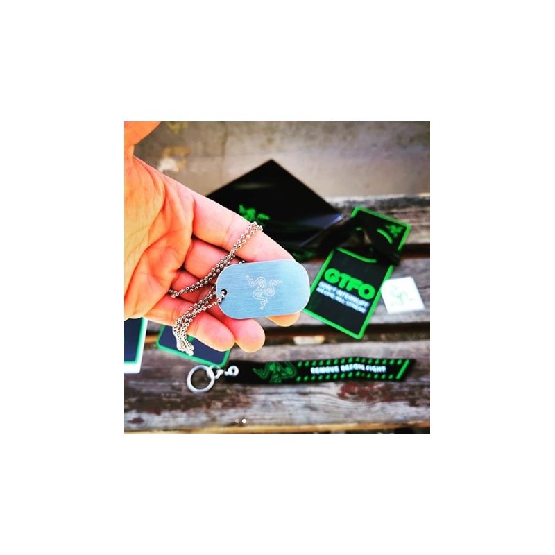 Razer LEET PACK - v3 - Coasters, Lanyard, Pins, Stickers, Tattoos & Metal Dog Tag Chain — Buy in Cyprus with Fast Delivery
