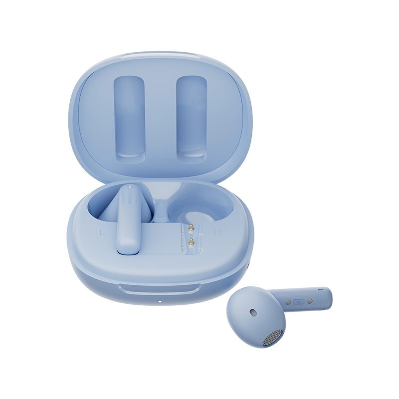 QCY AilyBuds E20 Clear Blue - E20 - Hybrid ANC TWS Earbuds, 6 mics, 13mm driver, IPX4, BT5.4, 35h
