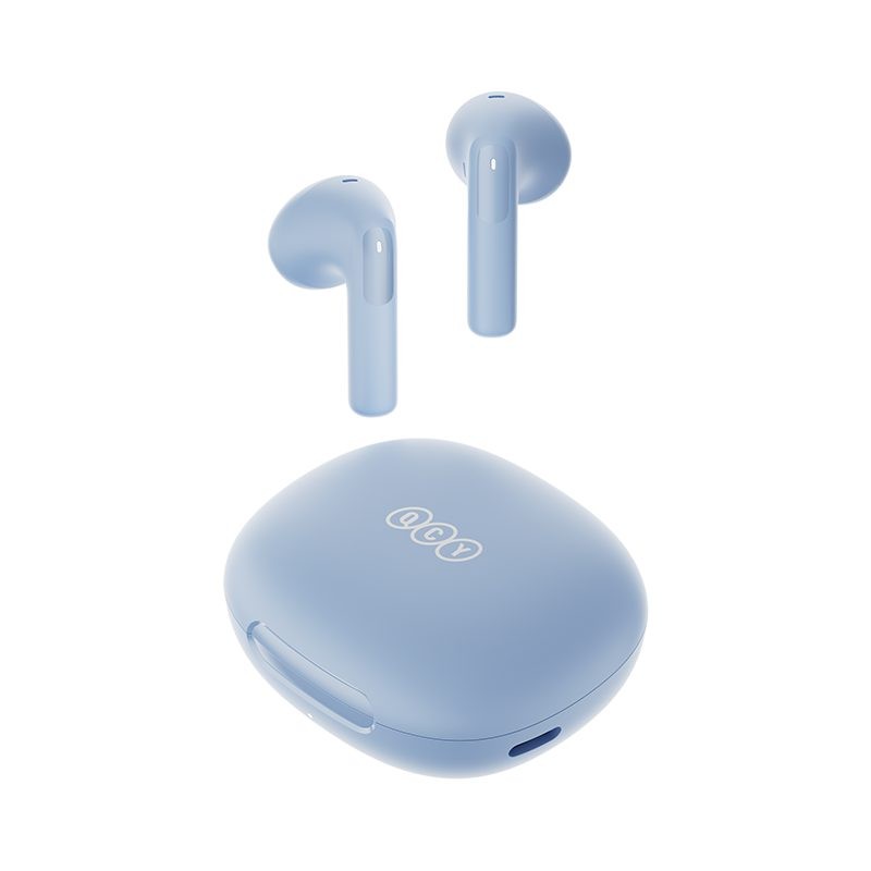 QCY AilyBuds E20 Clear Blue - E20 - Hybrid ANC TWS Earbuds, 6 mics, 13mm driver, IPX4, BT5.4, 35h