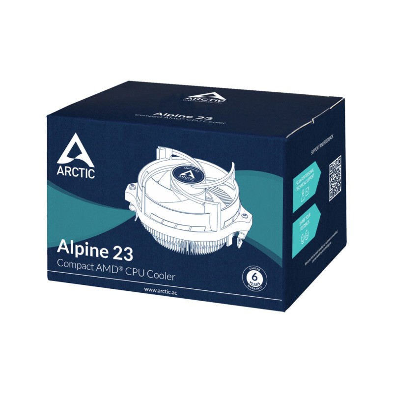 Arctic Alpine 23 - 23 - 95W CPU Cooler for AM4 Socket — Buy in Cyprus with Fast Delivery