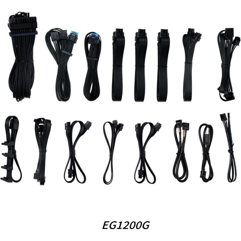 Lian Li Edge 1200W PSU - Black - 80+ Gold, Fully Modular, USB Hub — Buy in Cyprus with Fast Delivery