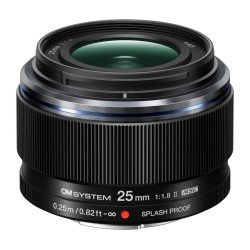 Olympus 25mm f/1.8 II - ES-M2518 - Black, Micro Four Thirds — Buy in Cyprus with Fast Delivery