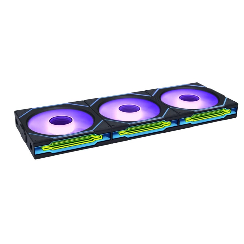 Lian Li UNI FAN INFINITY SL-INF Wireless 120mm - 3-Pack, Black - Reverse Air Flow, Controller Included