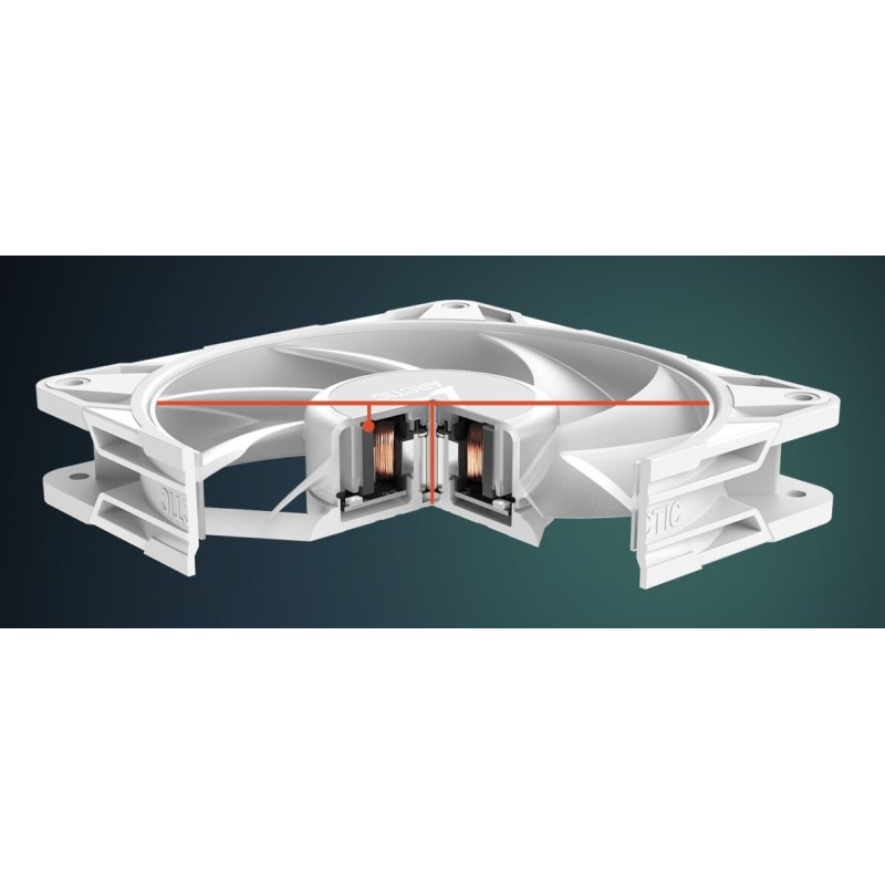 Arctic P12 Pro A-RGB - P12 Pro A-RGB - White, 120mm PWM Case Fan, FDB, 3000 RPM, ARGB — Buy in Cyprus with Fast Delivery