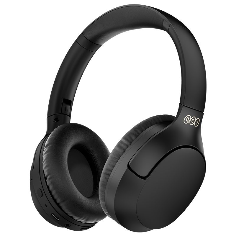 QCY H2 PRO Headset - V5.3 - Black, Bluetooth 5.3, ENC Noise Cancelling, 60h Battery, Multipoint