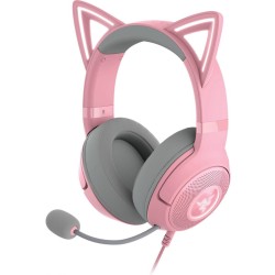 Razer Kraken Kitty V2 - Kraken Kitty V2 - Quartz - RGB USB 7.1 Gaming Headset - Kitty Ears - PC PS5 SWITCH