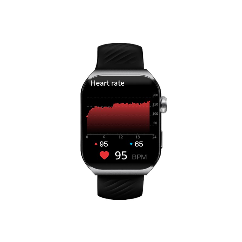 QCY Watch GS2 S5 - GS2 S5 - (Black, 1.96\" AMOLED, 410x502, 60Hz) — Buy in Cyprus with Fast Delivery