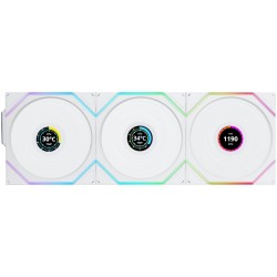 Lian Li UNI FAN TL-LCD Wireless 120 Case Fan - TL-LCD - White, 3x120mm with controller — Buy in Cyprus with Fast Delivery