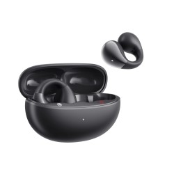 QCY Crossky C30 Black Open Ear TPU Earclip, Bass Enhance Algo. BT 5.4 Dual Connection Earbuds 25h - C30 - Black