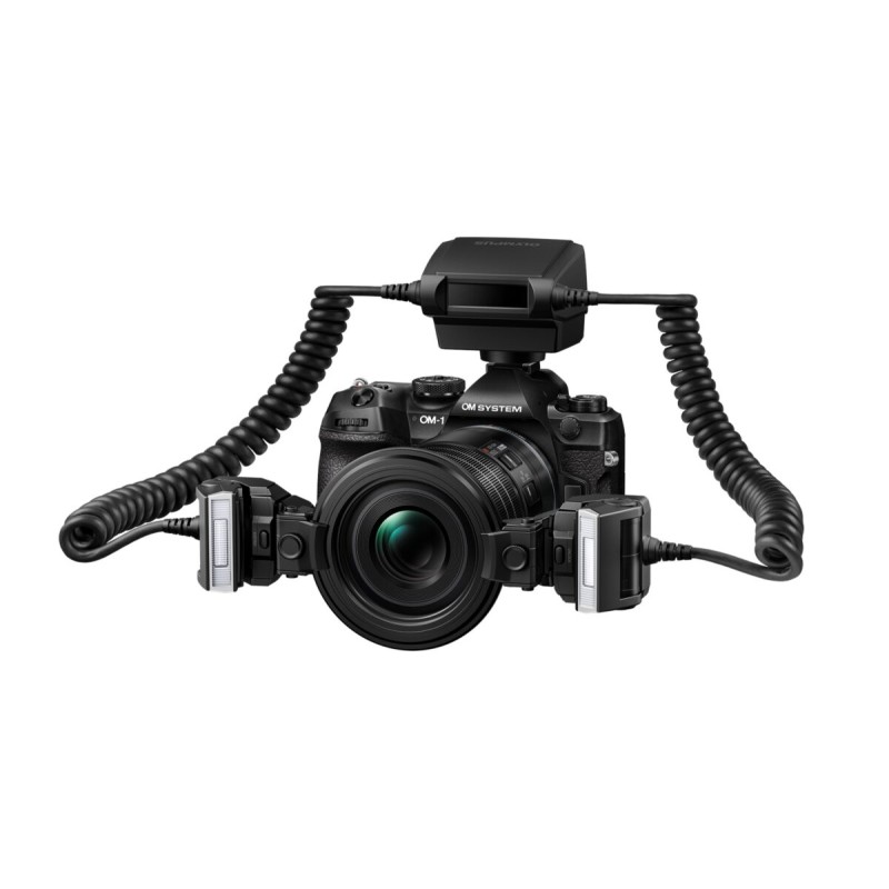 Olympus OM System OM-1 II body - OM-1 II - Black, includes CB-USB13 USB cable, shoulder strap, BLX-1 battery