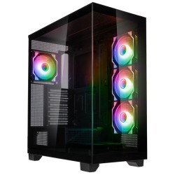 Kolink Unity Arena ARGB Midi Tower - Black, E-ATX, 420mm GPU clearance, 4 ARGB Fans — Buy in Cyprus with Fast Delivery