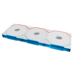 Lian Li UNI FAN TL-LCD Wireless Reverse 120 White - TL-LCD - White, 3x120mm, Wireless, Daisy Chain