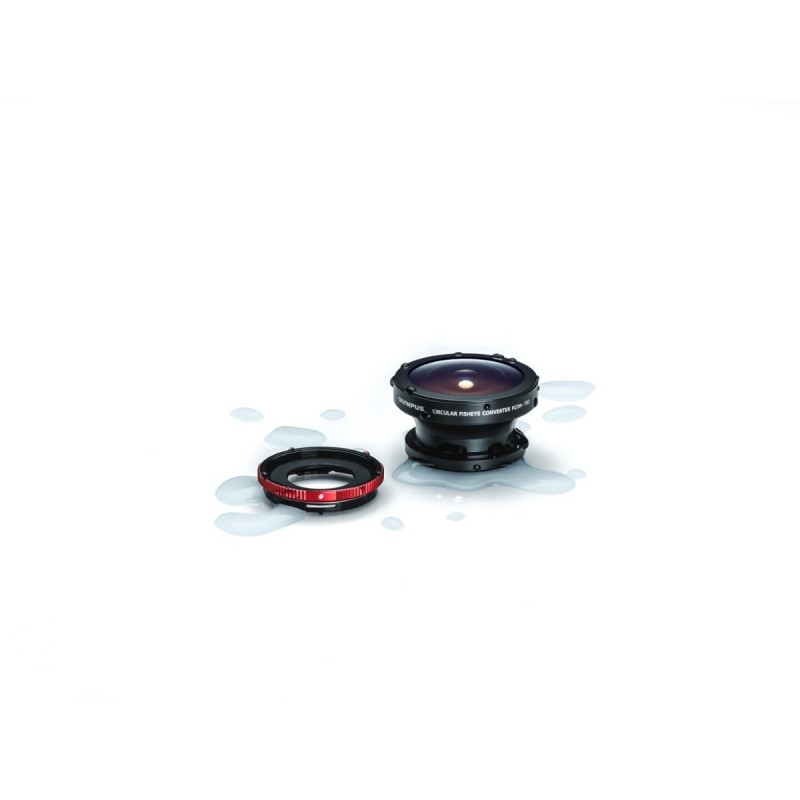 Fisheye Converter for Olympus TG-1 to TG-6 - FCON-T02 - Circular/Full-frame fisheye, waterproof to 15 m