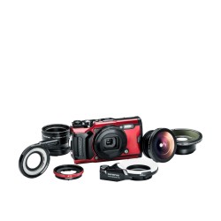 Fisheye Converter for Olympus TG-1 to TG-6 - FCON-T02 - Circular/Full-frame fisheye, waterproof to 15 m