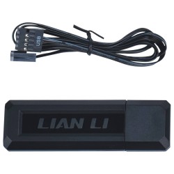 Lian Li Universal Wireless Controller - STRIMER INFINITY - Black, Wireless fan and lighting control