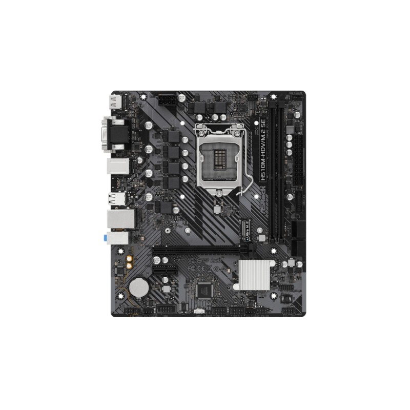 ASRock H510M-HDV M.2 SE - LGA1200 Micro-ATX Motherboard, DDR4, 64GB Max, M.2 & SATA III — Buy in Cyprus with Fast Delivery