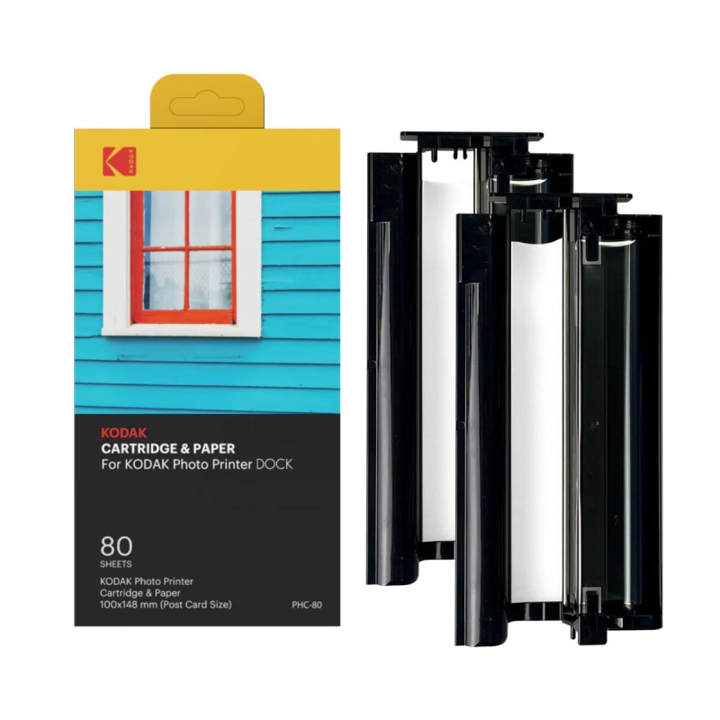 Kodak PHC-80 - PHC-80 - Glossy Photo Paper 10x15cm for WLAN Kodak Dock Plus — Buy in Cyprus with Fast Delivery