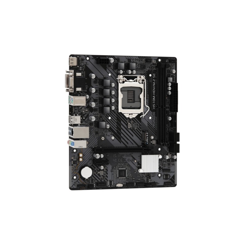 ASRock H510M-HDV M.2 SE - LGA1200 Micro-ATX Motherboard, DDR4, 64GB Max, M.2 & SATA III — Buy in Cyprus with Fast Delivery