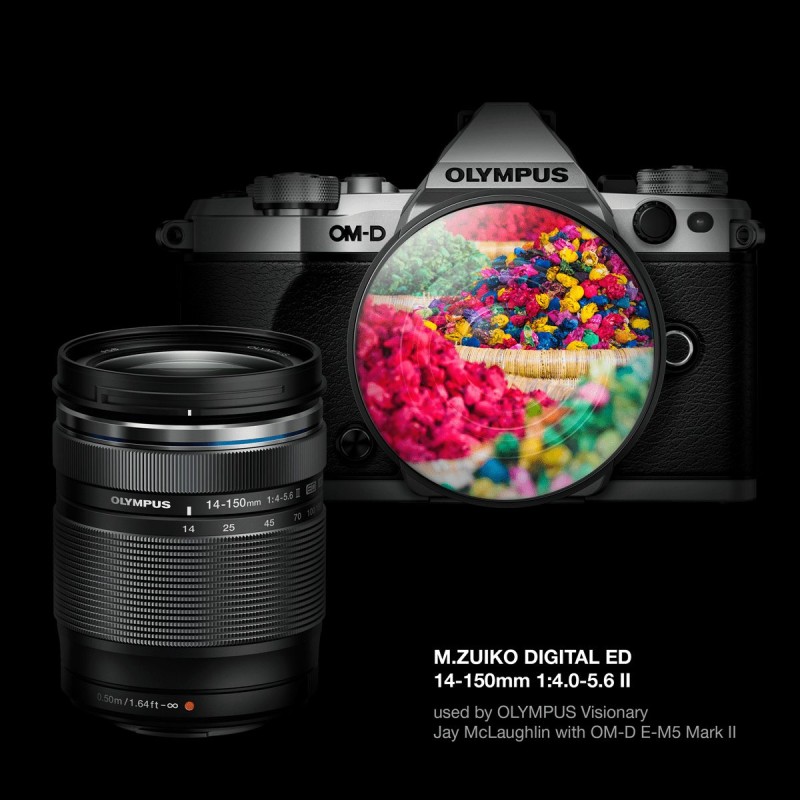 Olympus M.Zuiko Digital 14-150mm F4-5.6 II Lens - EZ-M1415-2 - Black, MFT Mount — Buy in Cyprus with Fast Delivery