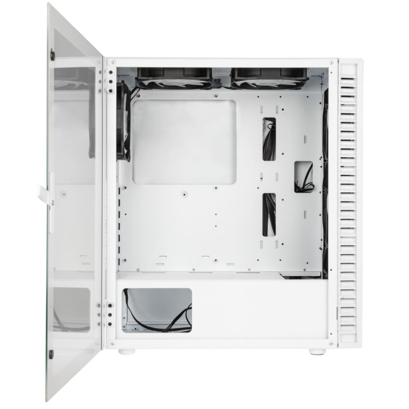 Kolink Observatory HF Mesh ARGB Midi Tower Case - White - 6 ARGB Fans (3x140mm + 3x120mm) — Buy in Cyprus with Fast Delivery